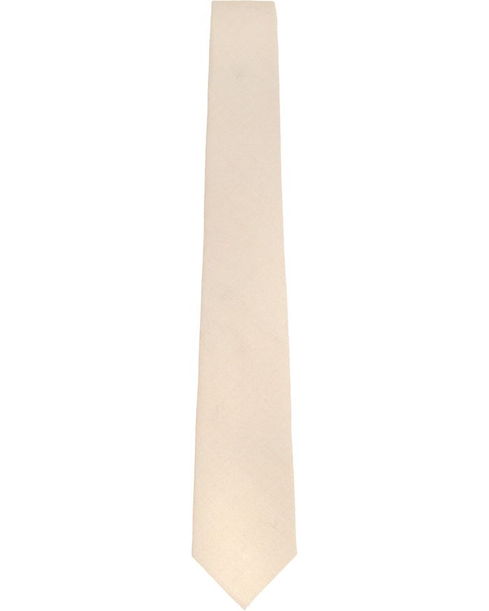 TADDEO MERINO TIE - LIMESTONE