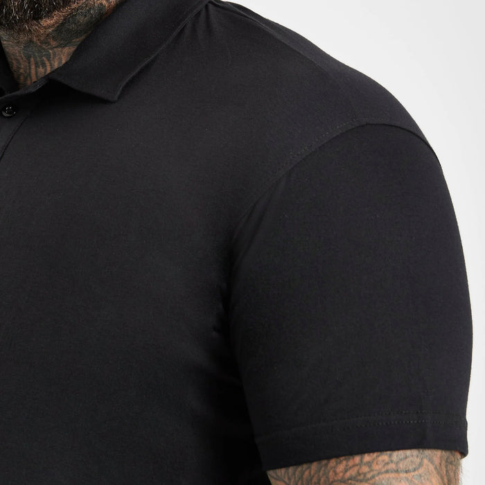 Tall Black Polo