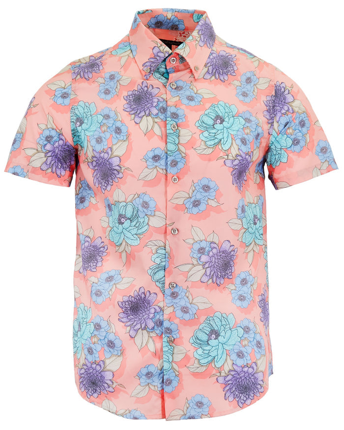 TIM FLOWER BED SHIRT -  PINK