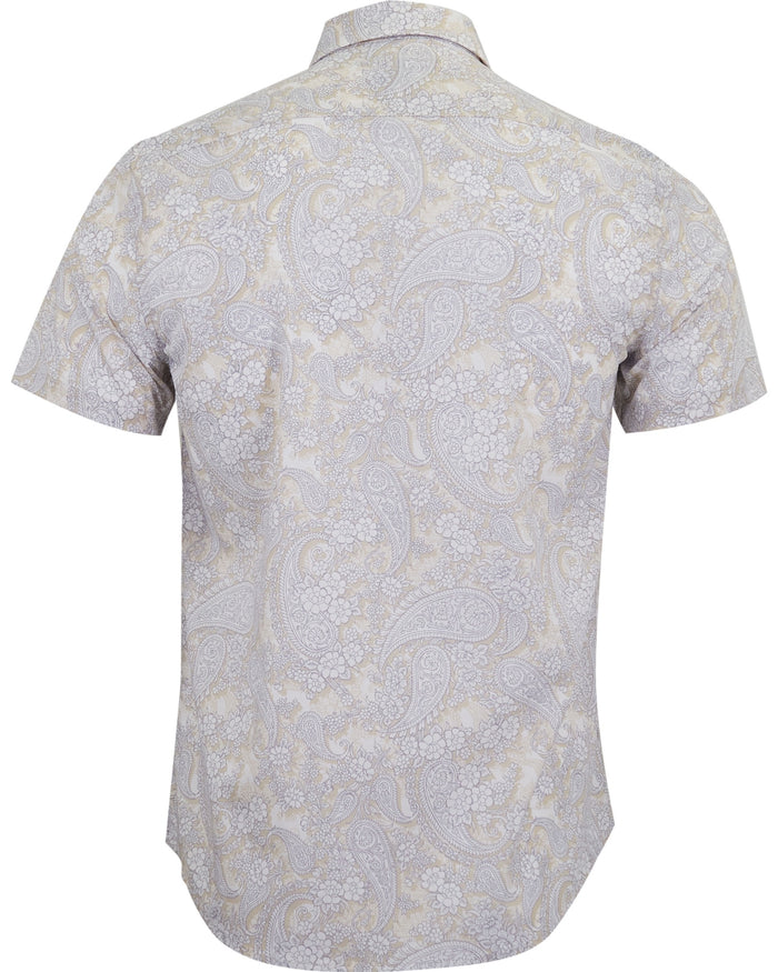 TIM PAISLEY ROMANCE SHIRT -  IVORY