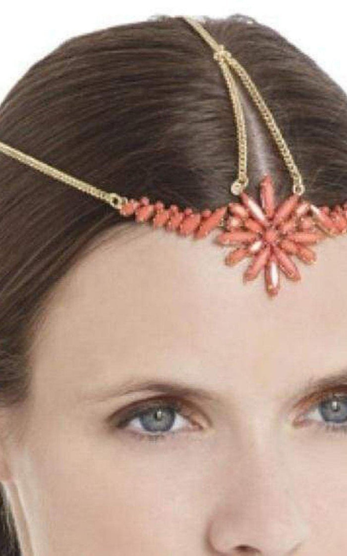 BCBGMAXAZRIA Tri - Chain Elastic Headband - Runway Catalog