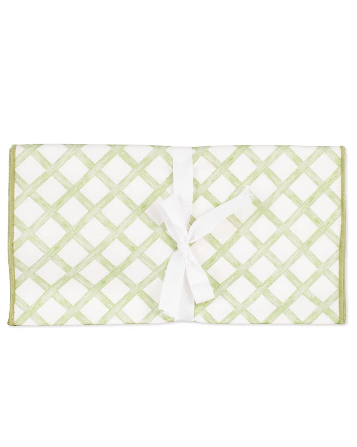 Watercolor Trellis Runner