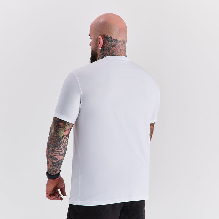 White Active Crew Neck