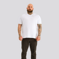 White V-Neck T-Shirt