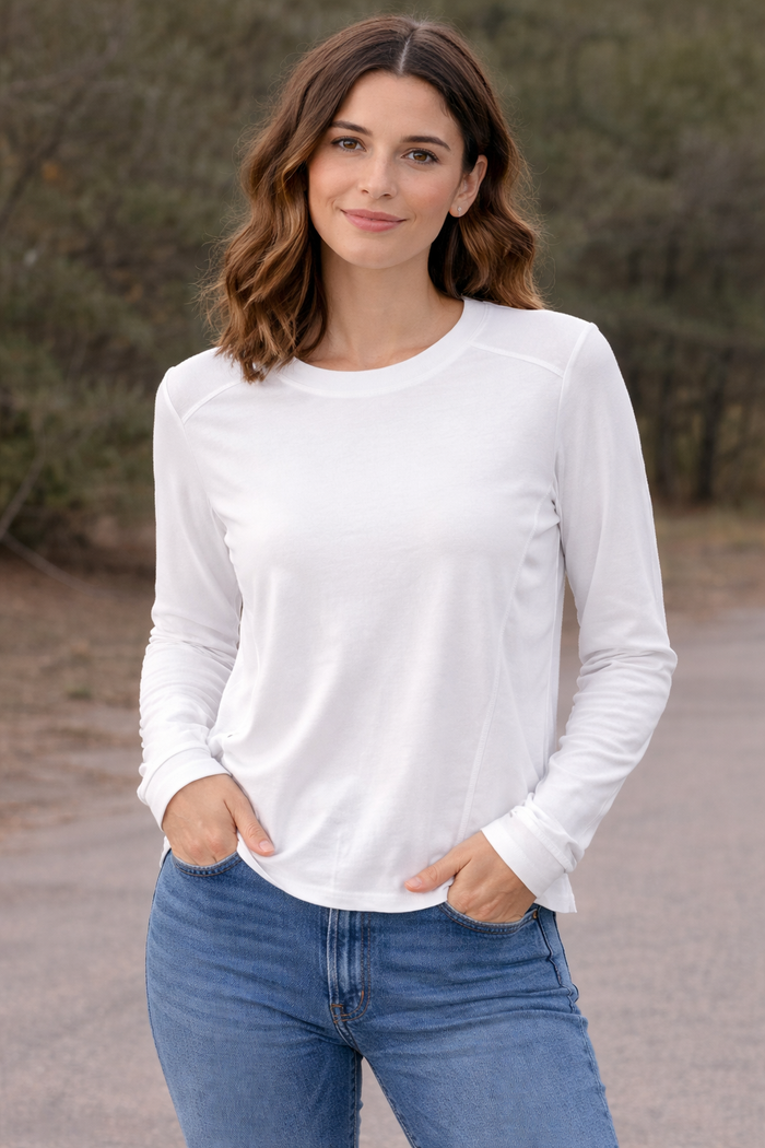 Women’s Long Sleeve Crew Neck T-Shirt