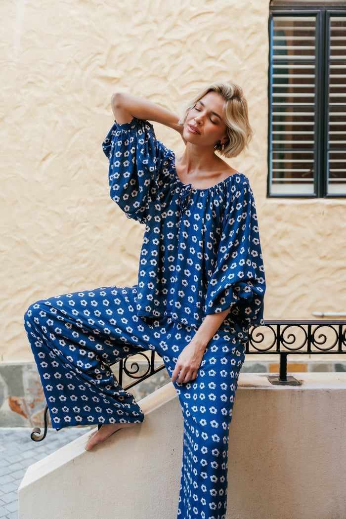 Zahra Pants ~ Indigo